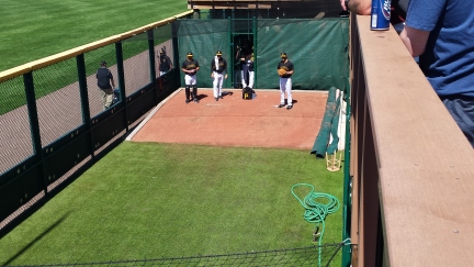 Gerrit Cole warms up before his start against the Blue Jays.